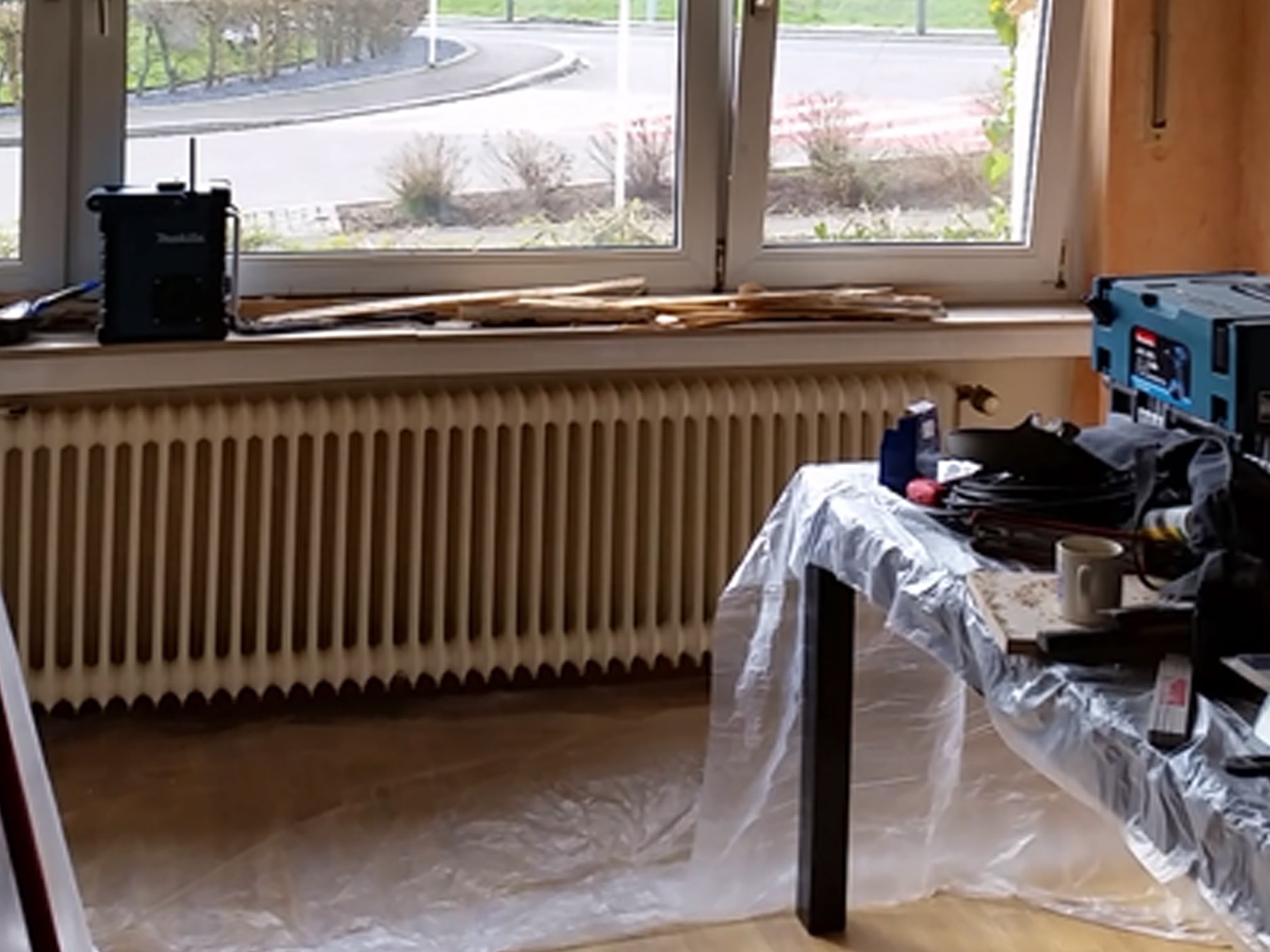 Renovation of the living room