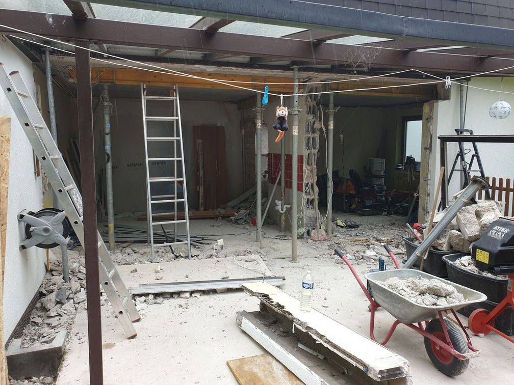 Extension of the kitchen 